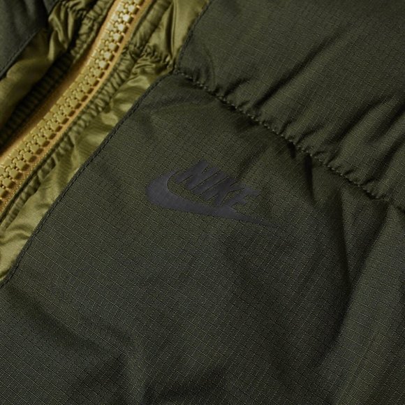 Nike Sportswear Therma-FIT Repel Puffer Coat Men's Jacket Green DD6978-326 - Picture 4 of 12